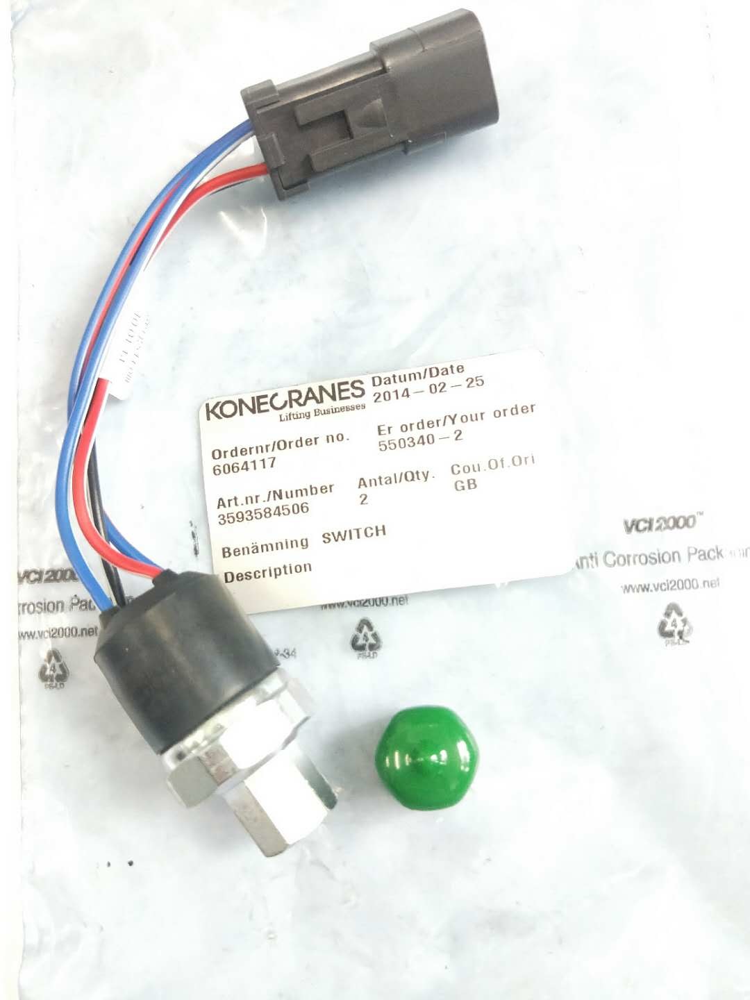 Portrad Crane Pressure Sensor